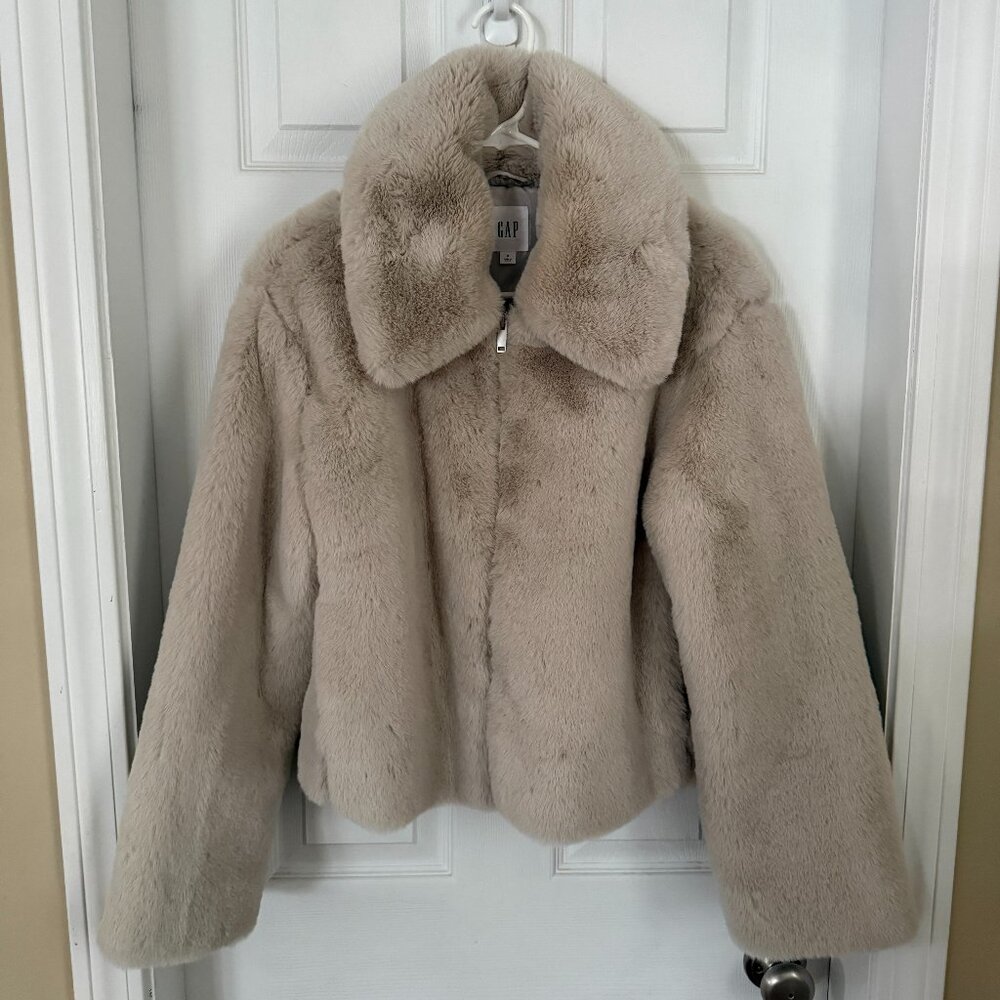 GAP faux fur jacket